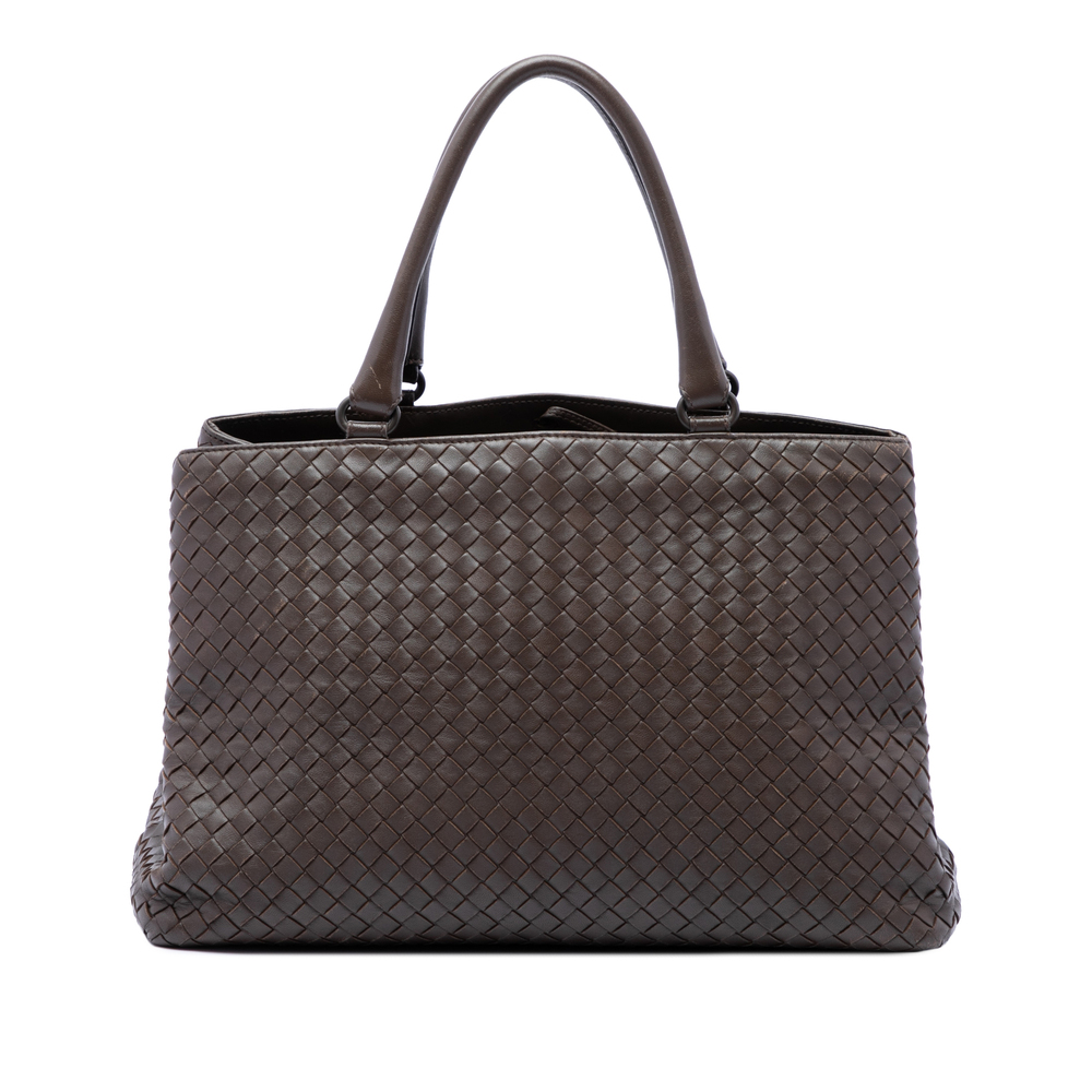 Pre-Loved Bottega Veneta Nappa Intrecciato Milano Tote